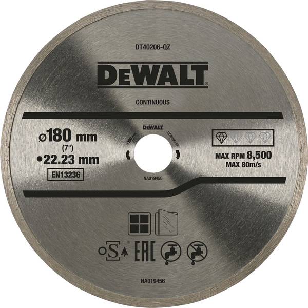 DEWALT DT40206-QZ  Tarcza tnąca diamentowa Średnica 180 mm   1 szt.