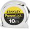 Miara zwijana z napisem 'STANLEY PowerLock BLADE ARMOR 10 m'.