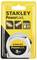 Miarka zwijana w opakowaniu na żółtym tle. Oznaczona jako 'Stanley PowerLock 3m'. Opakowanie prezentuje szczegóły techniczne.