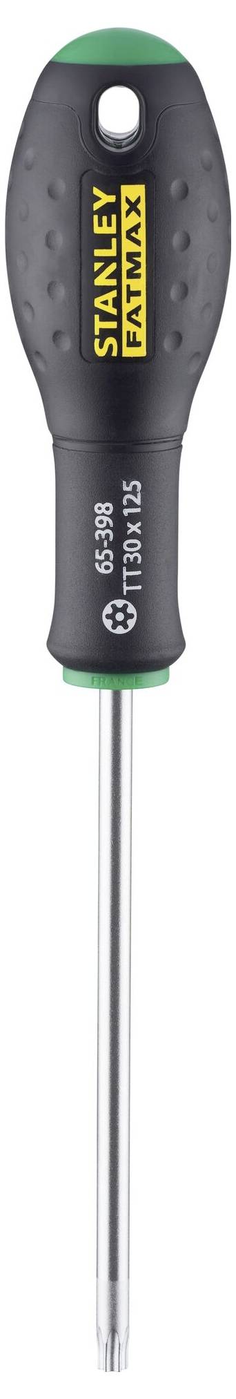 Wkrętak 'STANLEY' z czarnym uchwytem i metalowym grotem, z oznaczeniem modelu widocznym na rękojeści.