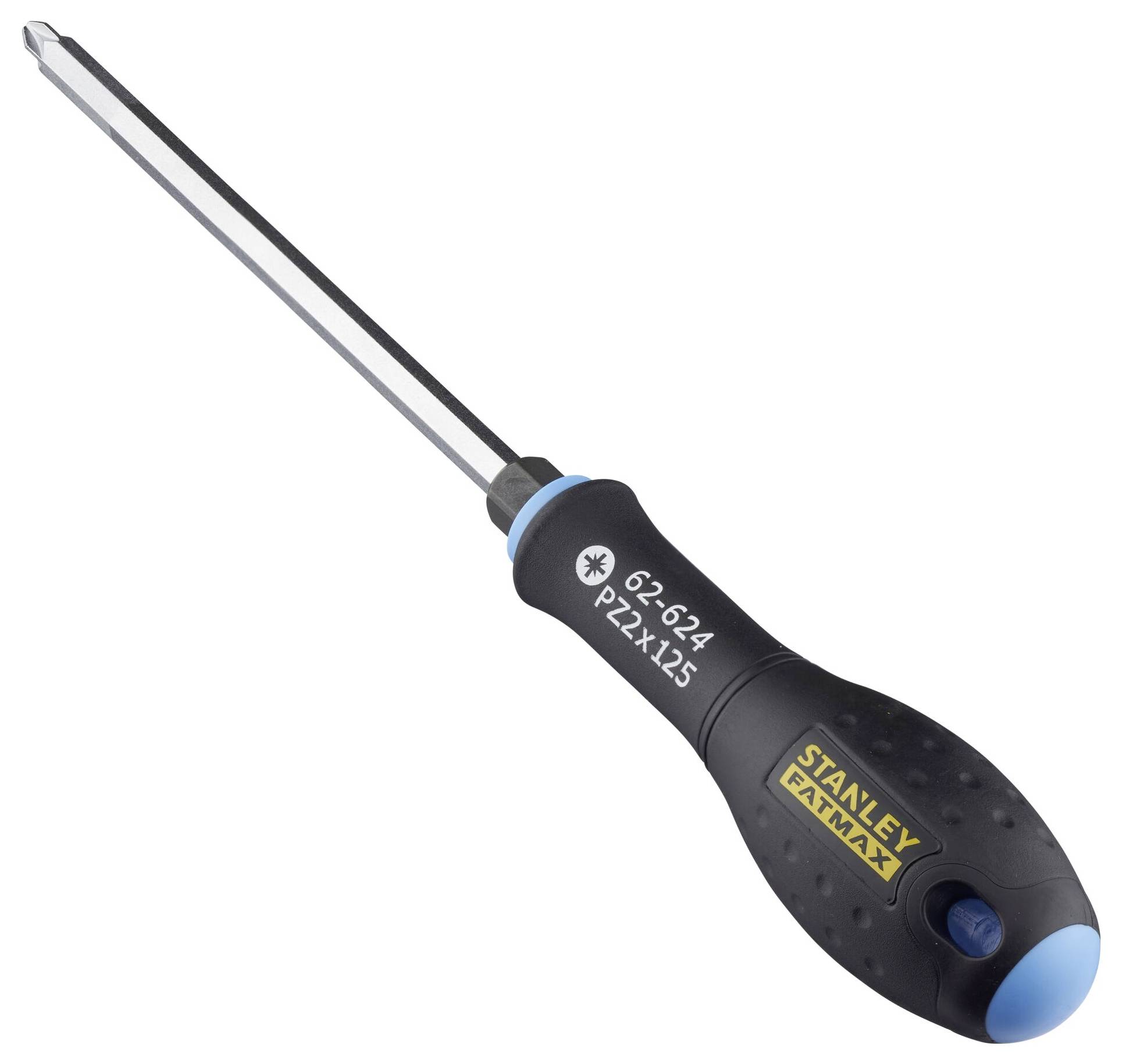 Wkrętak krzyżowy z ergonomicznym uchwytem i oznaczoną numerem modelu, odpowiedni do precyzyjnego wkręcania śrub.