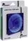 Opakowanie wentylatora LED marki Argus o średnicy 120 mm, wyposażonego w 33 diody LED w kolorze niebieskim. Wentylator jest przedstawiony na przedniej stronie opakowania.