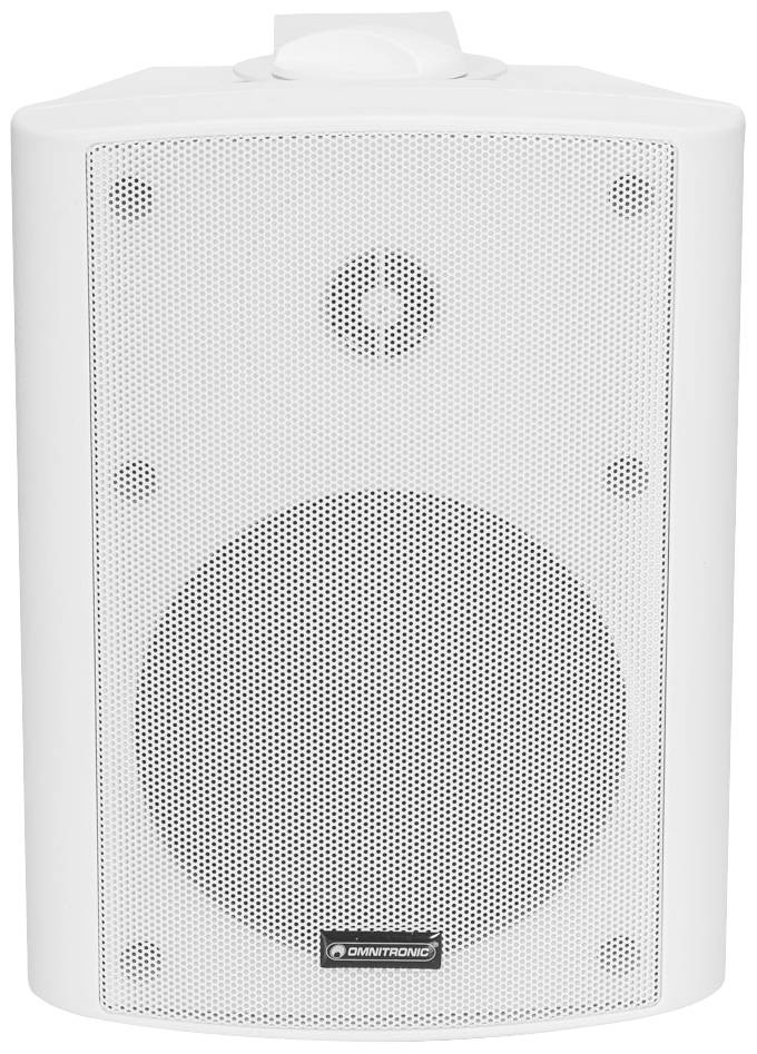 Комплект білих акустичних систем Omnitronic ALP-5A, 30 Вт, 2 шт.