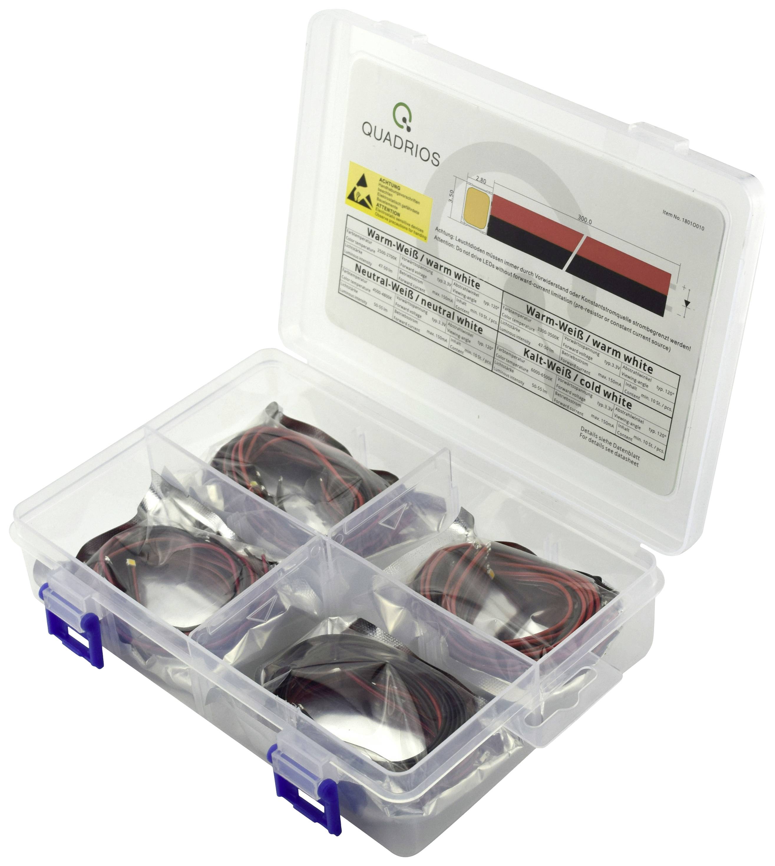 Аксесуари Quadrios Світлодіодний білий 150 мА 3,3 В