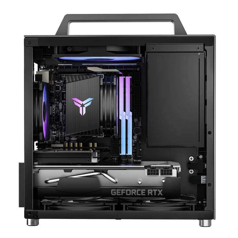 Jonsbo Jonsbo T8 PLUS Mini-ITX Gehäuse, Tempered Glass