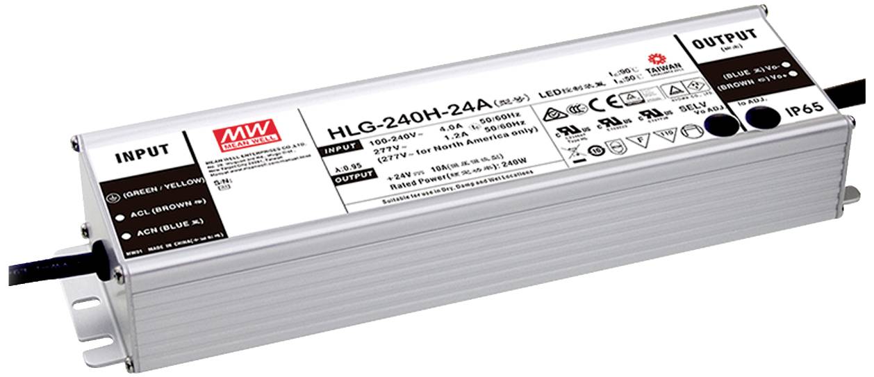 Ramirez DATA WebShop  Transformateur LED MW HLG240-H-24B 24V/DC