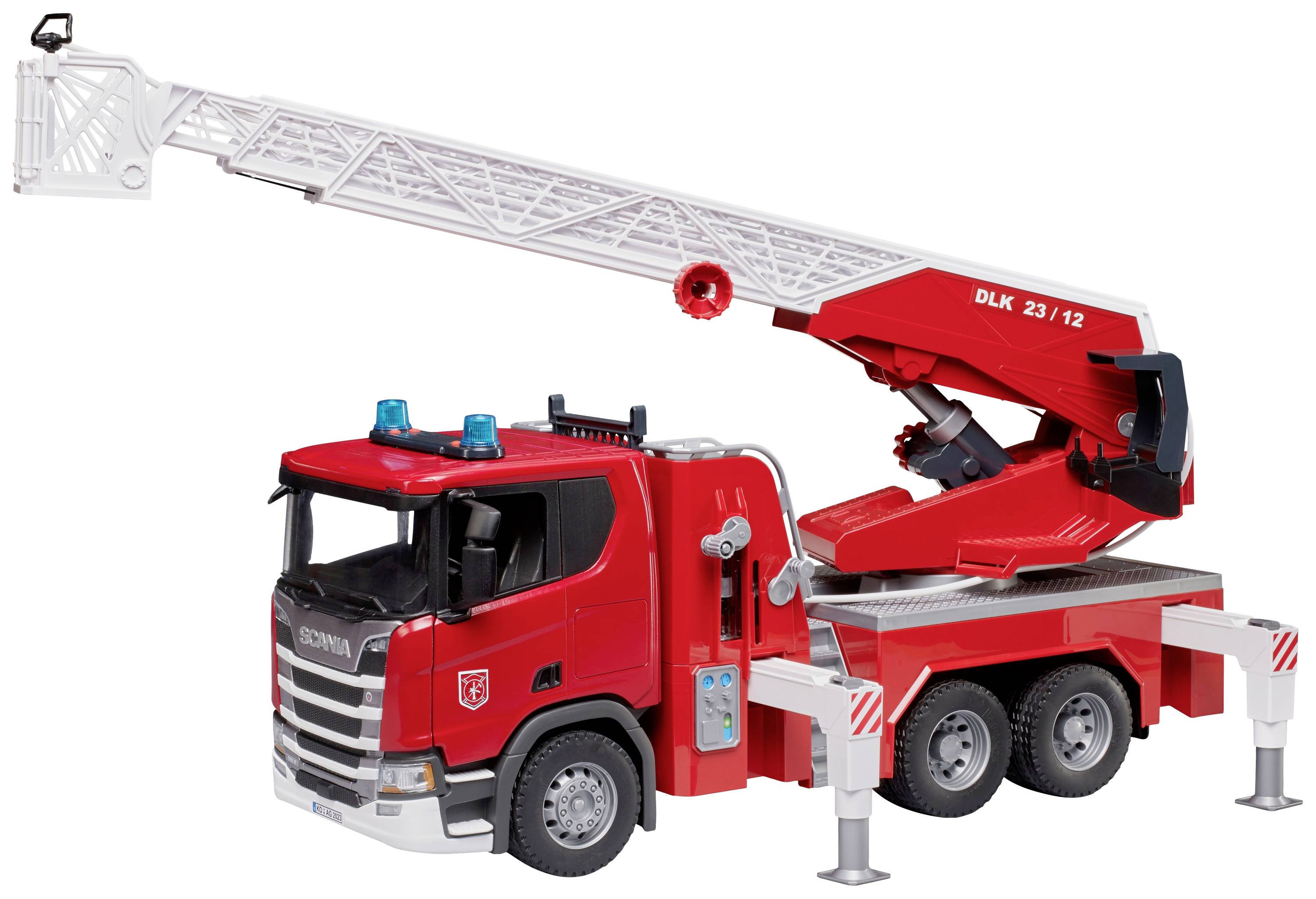 Модель комерційного автомобіля Bruder Scania, готова до використання