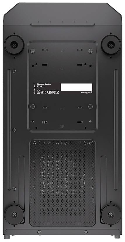 endorfy Signum 300 Solid Midi Tower Obudowa do komputera czarny z 1 wentylatorem, z filtrem przeciwkurzowym-5