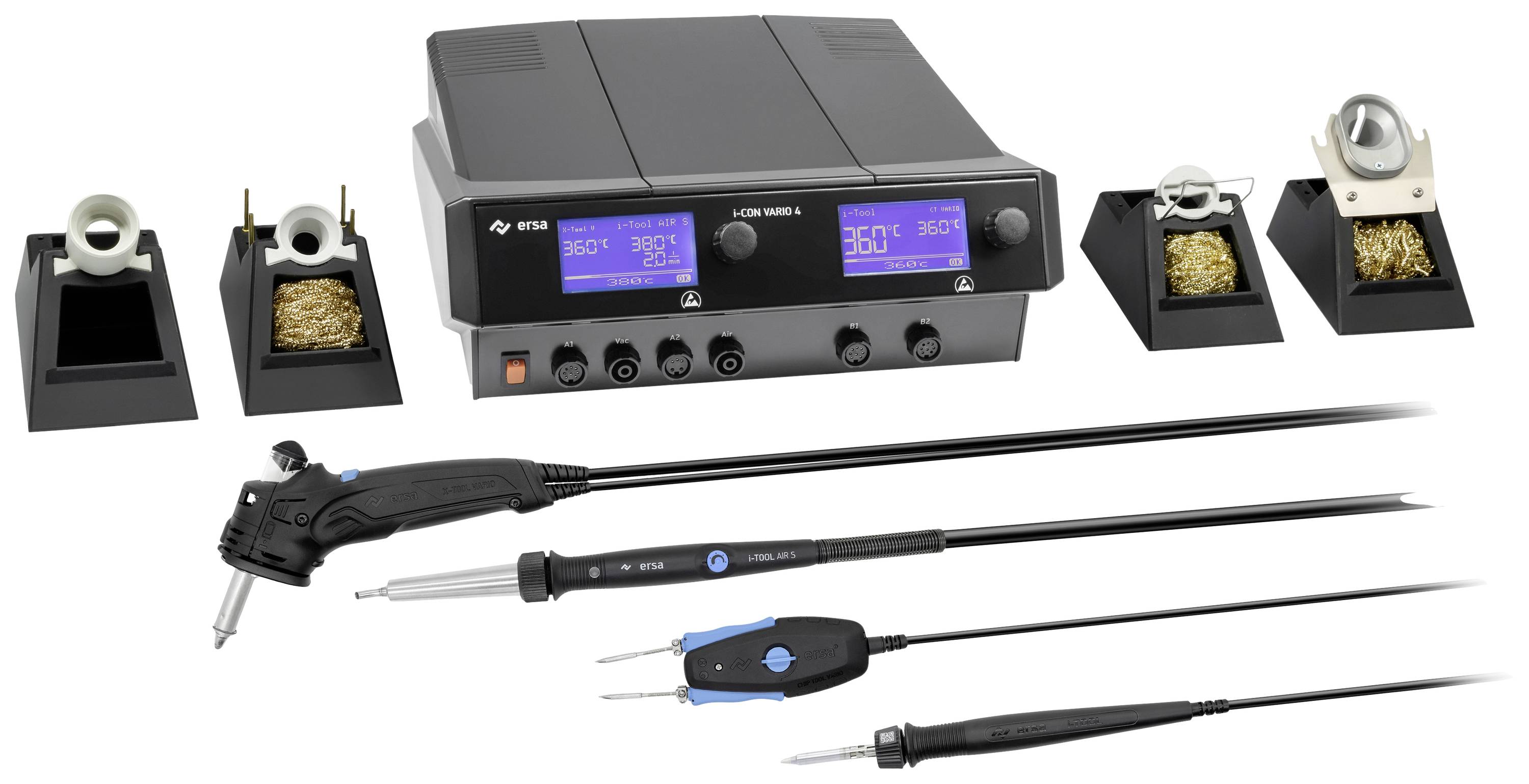 Паяльна та демонтажна станція Ersa 0ICV4005AICXV 0ICV4005AICXV 500 Вт, 150 - 450 °C