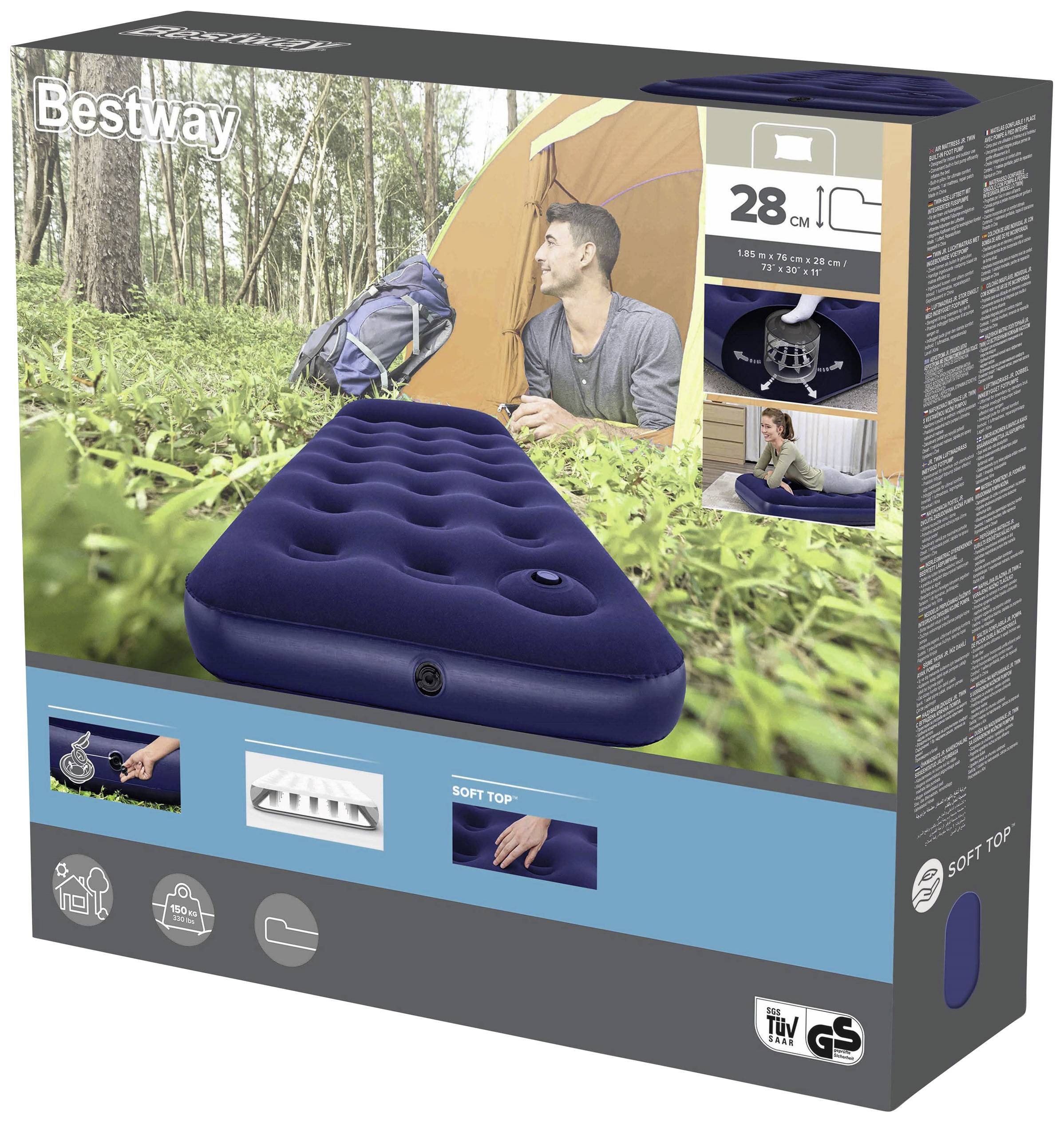 Bestway 67223 Надувний матрац (Д x Ш x В) 185 x 76 x 28 см синій