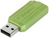 Verbatim USB DRIVE 2.0 PINSTRIPE Pendrive USB 128 GB Eukaliptus, zielony 49462 USB 2.0