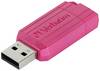 Verbatim USB DRIVE 2.0 PINSTRIPE Pendrive USB 128 GB różowy 49460 USB 2.0