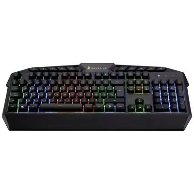 Klawiatura gamingowa Verbatim SureFire KingPin RGB Gaming Multimedia Keyboard QWERTY Spanish Hiszpański, QWERTY