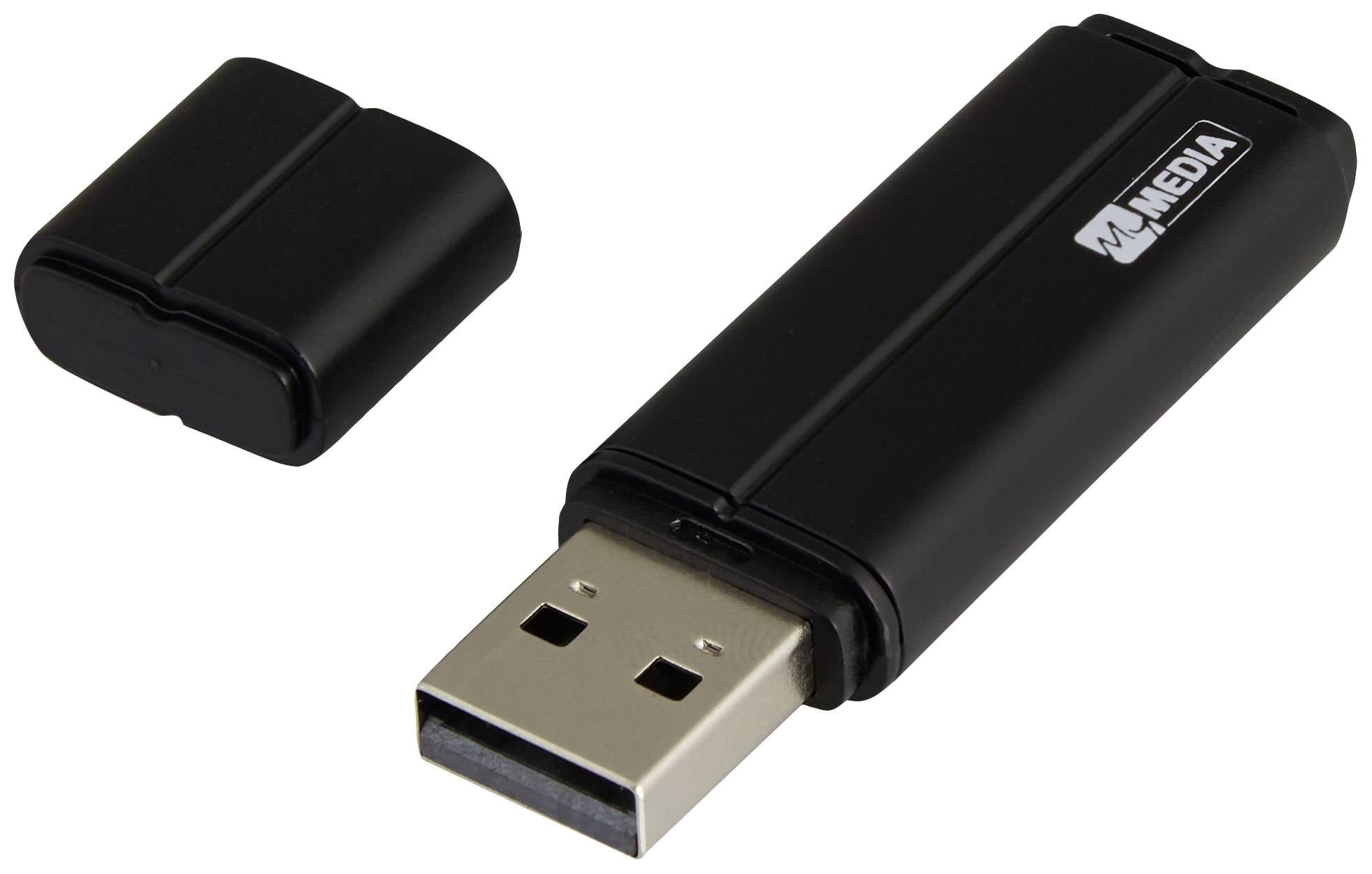 USB-флеш-накопичувач MyMEDIA My USB 2.0 Drive 64 ГБ, чорний, 69263, USB 2.0