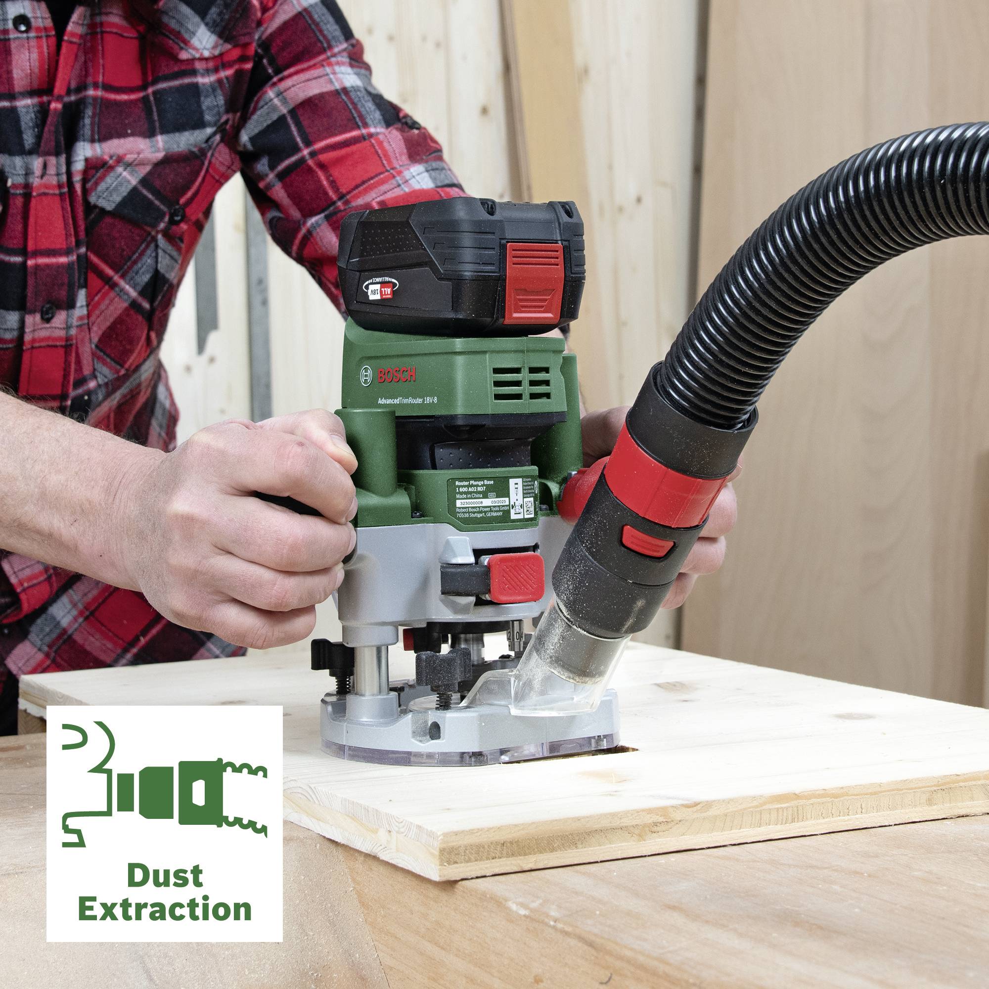 Bosch Home and Garden Jednostka wgłębna routera 1600A02RD7 AdvancedTrimRouter Plunge Base-3