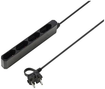 Listwa zasilająca Sygonix SY-5806880 4 x Ilość gniazdek: 4