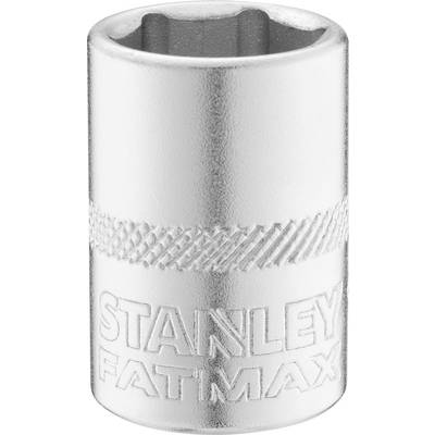 Nasadka klucza 'Stanley FatMax', srebrna, z teksturowaną powierzchnią uchwytu.
