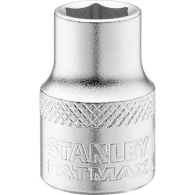 Srebrny wtyk z grawerunkiem 'STANLEY FATMAX'.