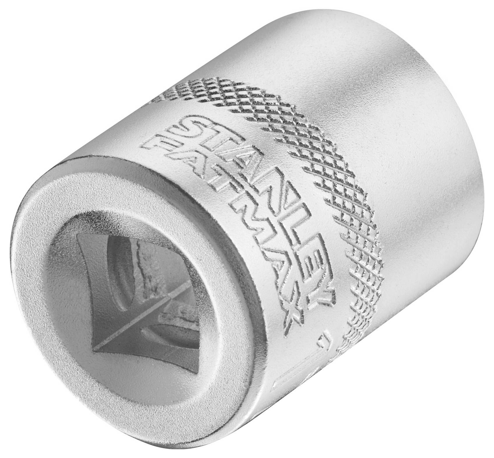 Nasadka klucza metalowa z wpuszczonym kwadratem do grzechotki. Odpowiednia do prac śrubowych i zastosowań mechanicznych.