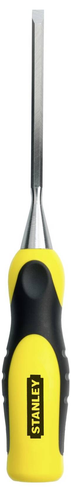 Żółty i czarny wkrętak płaski Stanley, odpowiedni do ogólnych prac śrubowych.