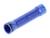 Niebieski izolowany złącznik kablowy w kształcie cylindra, odpowiedni do łączenia przewodów w instalacjach elektrycznych.