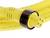 Żółty, wielożyłowy kabel z czarną wtyczką posiadającą trzy okrągłe styki. Kabel jest zwinięty i przeznaczony do zastosowań przemysłowych.