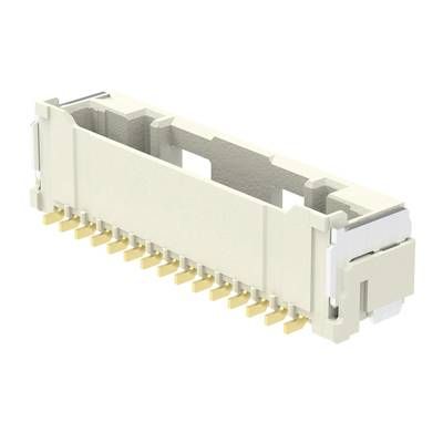 Mechaniczny złącz z wieloma złotymi stykami pins, używany do połączeń elektronicznych.