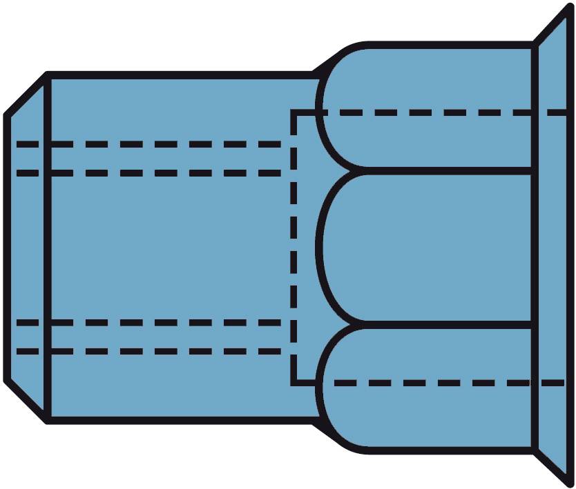 Diagram klasycznego kapitela architektonicznego w stylu jońskim, z charakterystycznymi ozdobnymi wolutami.