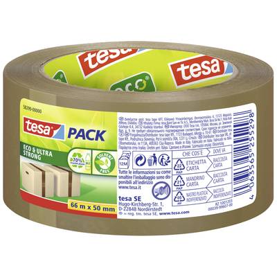 Taśma pakowa tesa tesapack® eco & ultra strong 58299-00000-00 ECO & ULTRA STRONG (D x S) 66 m x 50 mm 66 m 1 szt.