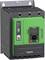 Falownik Schneider Electric Altivar Prozess ATW900 w zielonym obudowie z cyfrowymi elementami sterującymi i kodem QR po lewej stronie.