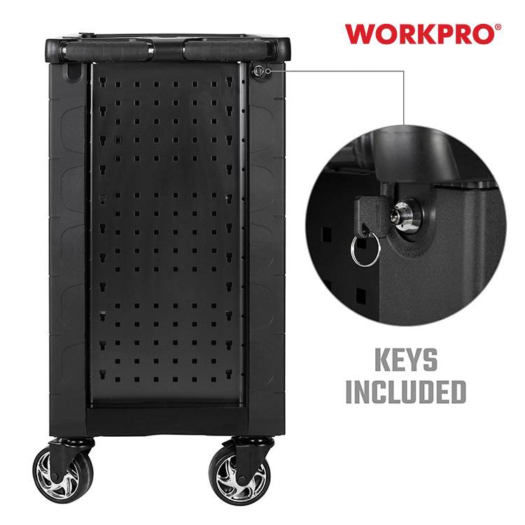 WorkPro WP209074 WorkPro WP209074 Візок для майстерні з 7 шухлядами та 193 інструментами