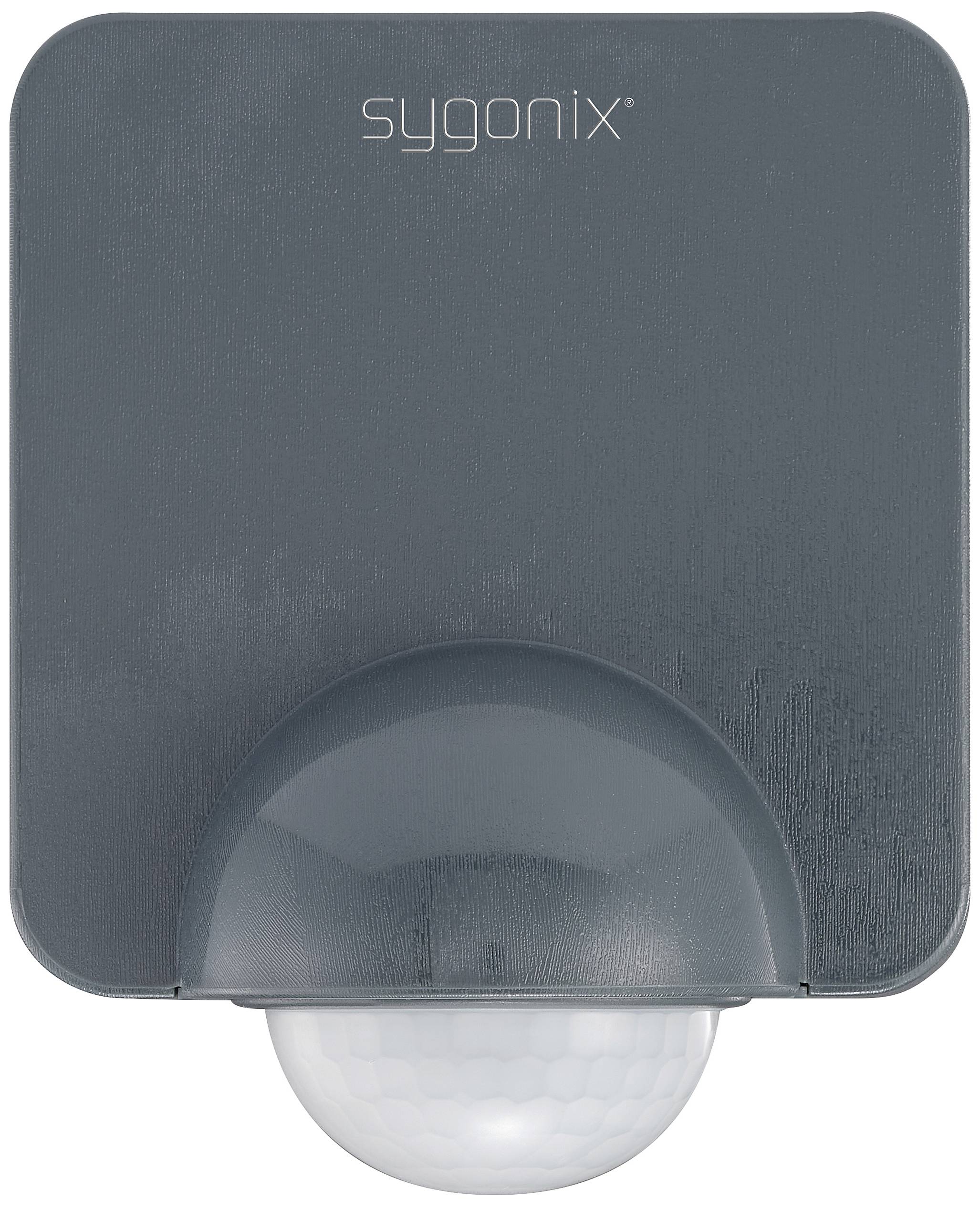 Датчик руху PIR Sygonix SY-5836536 360° IP54 темно-сірий