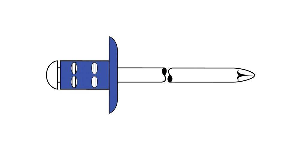 Wielozakresowe nity zrywalne Gesipa 1433874 250 szt.-1