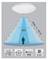 Lampa sufitowa z czujnikiem ruchu 360°, zasięg do 10 m, symbole funkcji czujnika, odpowiednia do wnętrz, IP20, oprawka E27.