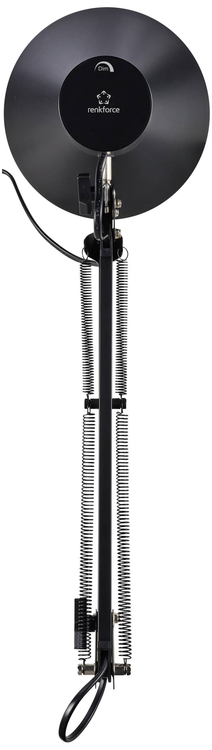 Світлодіодна лампа з затискачем Renkforce RF-5846468 9 Вт чорна 900 лм