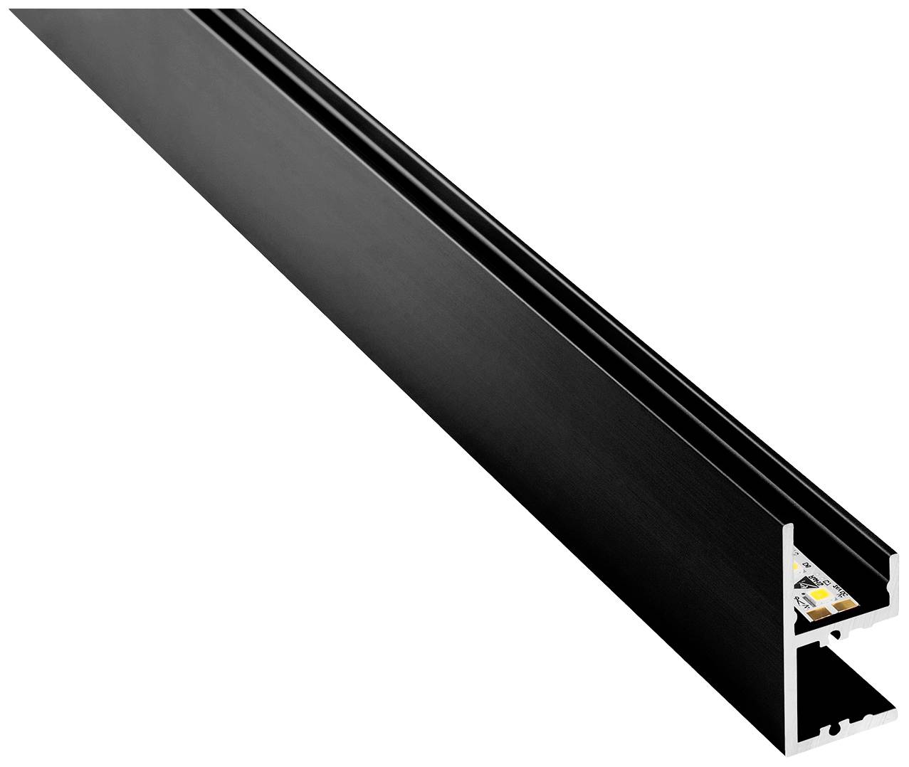 Barthelme 62399531_9005 BARdolino Muro LED профіль алюмінієвий (Д x Ш x В) 1000 x 18,4 x 37,3 мм 1 м