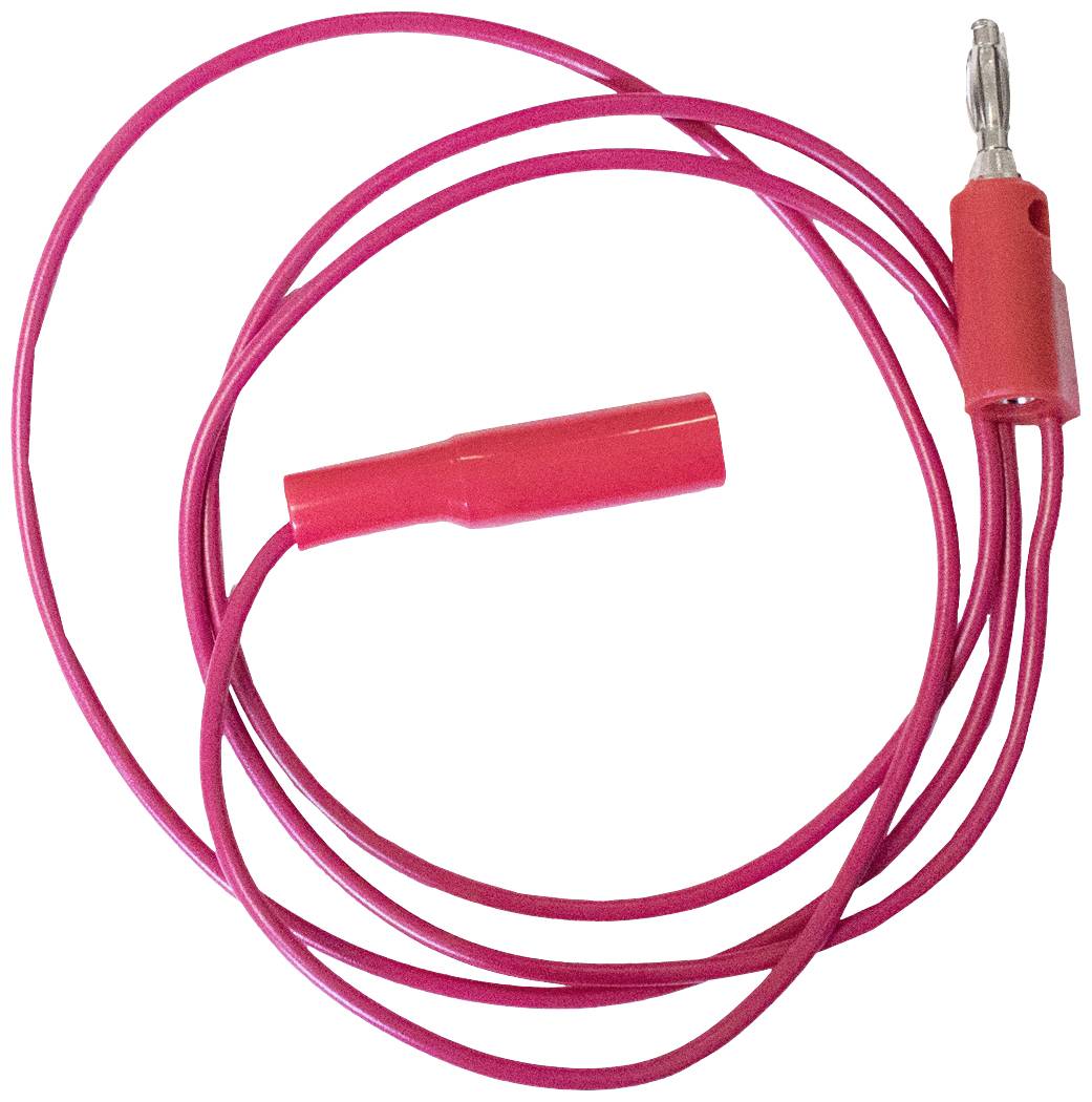 Mueller Electric BU-2031-A-36-2 Вимірювальний провід Banana Male Connector 4 mm Mini Clip 0.9 m Червоний 1 шт.