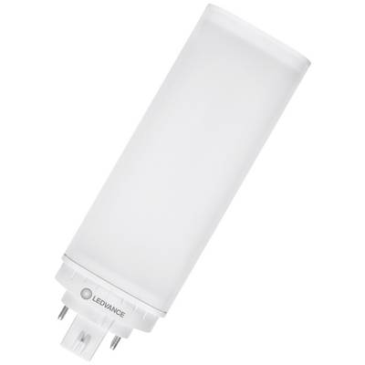 Lampa LED firmy Ledvance o białym, rurkowatym kształcie, widoczna z boku, z widoczną marką na podstawie.