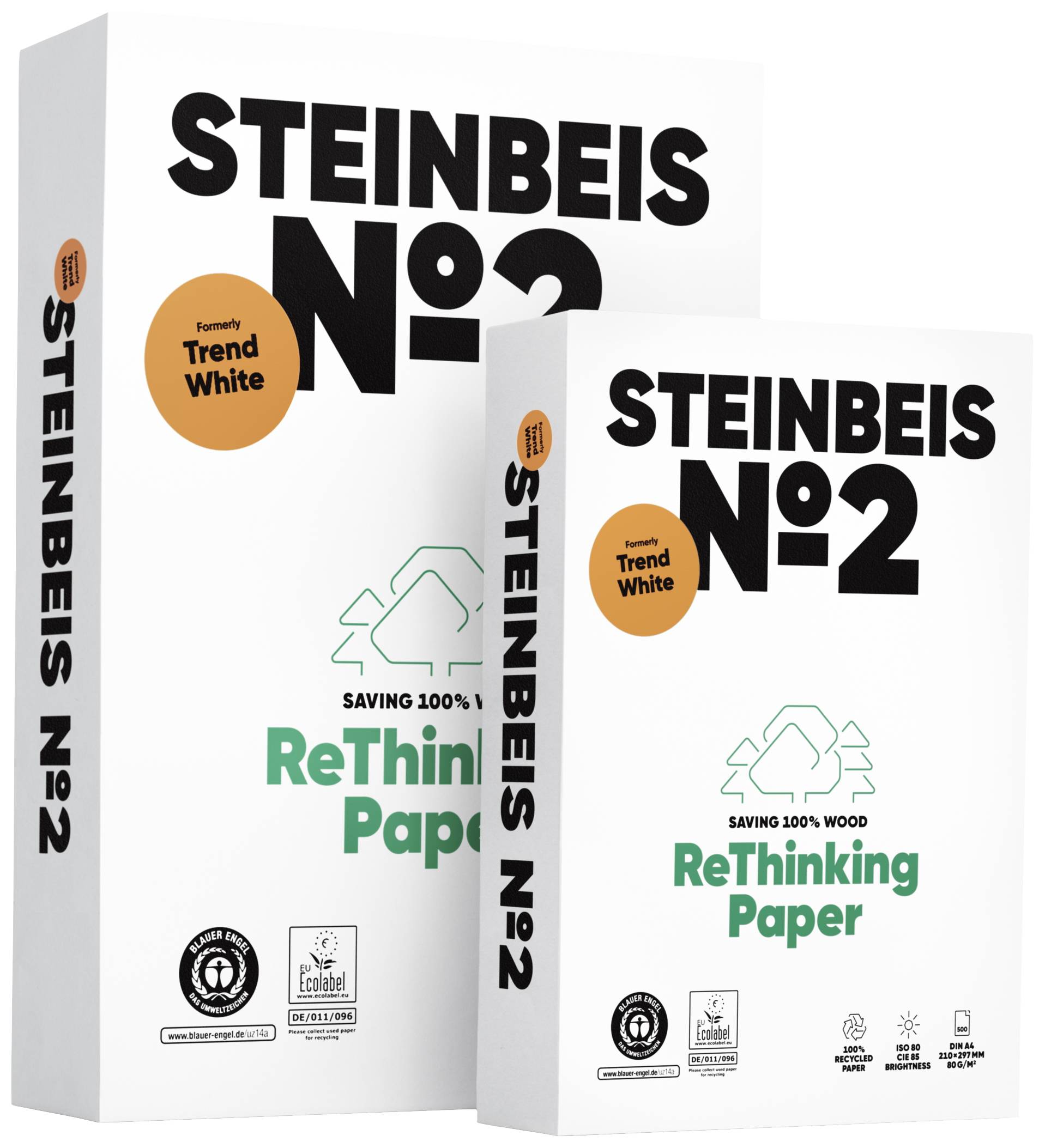 STEINBEIS № 2 99779554 Универсальная бумага для принтера, копирования DIN A4 80 г/м² 500 листов белая