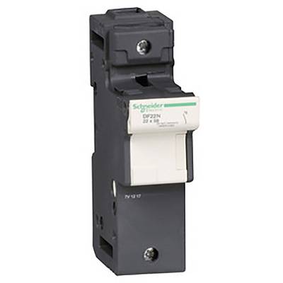 Czarno-biały wyłącznik różnicowo-prądowy firmy Schneider Electric, model DPN Vigi, przeznaczony do montażu w rozdzielnicy elektrycznej.