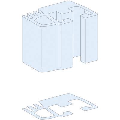 Izometryczne przedstawienie niebieskiego obiektu 3D o złożonym, współzależnym wzorze wraz z jego dwuwymiarowym rozwinięciem poniżej.