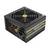 Czarne zasilanie komputerowe Antec VP650P Plus z wentylatorem u góry i charakterystycznym żółtym napisem. Odpowiednie do wydajnych komputerów.