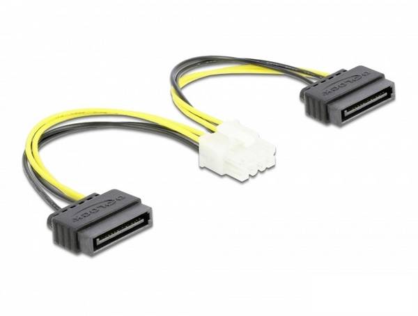 kabel SATA Delock 83020 83020, 0.15 m, 1 szt.