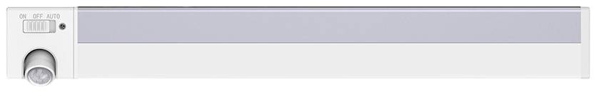 Biało-szary samozamykacz z regulatorem prędkości i tłumienia. Kompaktowa konstrukcja, przełącznik znajduje się w lewym górnym rogu.