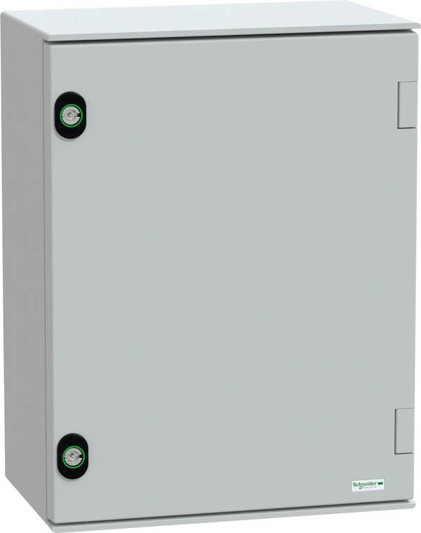 Schneider Electric PanelSeT PLM NSYPLM43PG Szafka instalacyjna 330 x 430 x 200 poliester szary 1 szt.