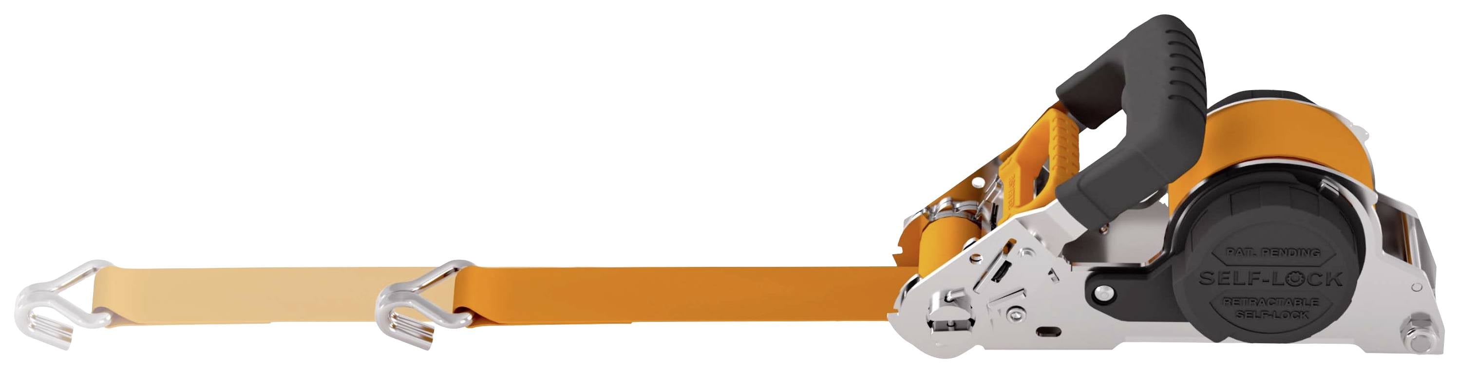 Ремінь для кріплення Petex 43197235 Тягова сила кріплення LC (окреме / пряме) = 1000 даН (Д x Ш x В) 5 м x 3,5 см x 11 см храповий