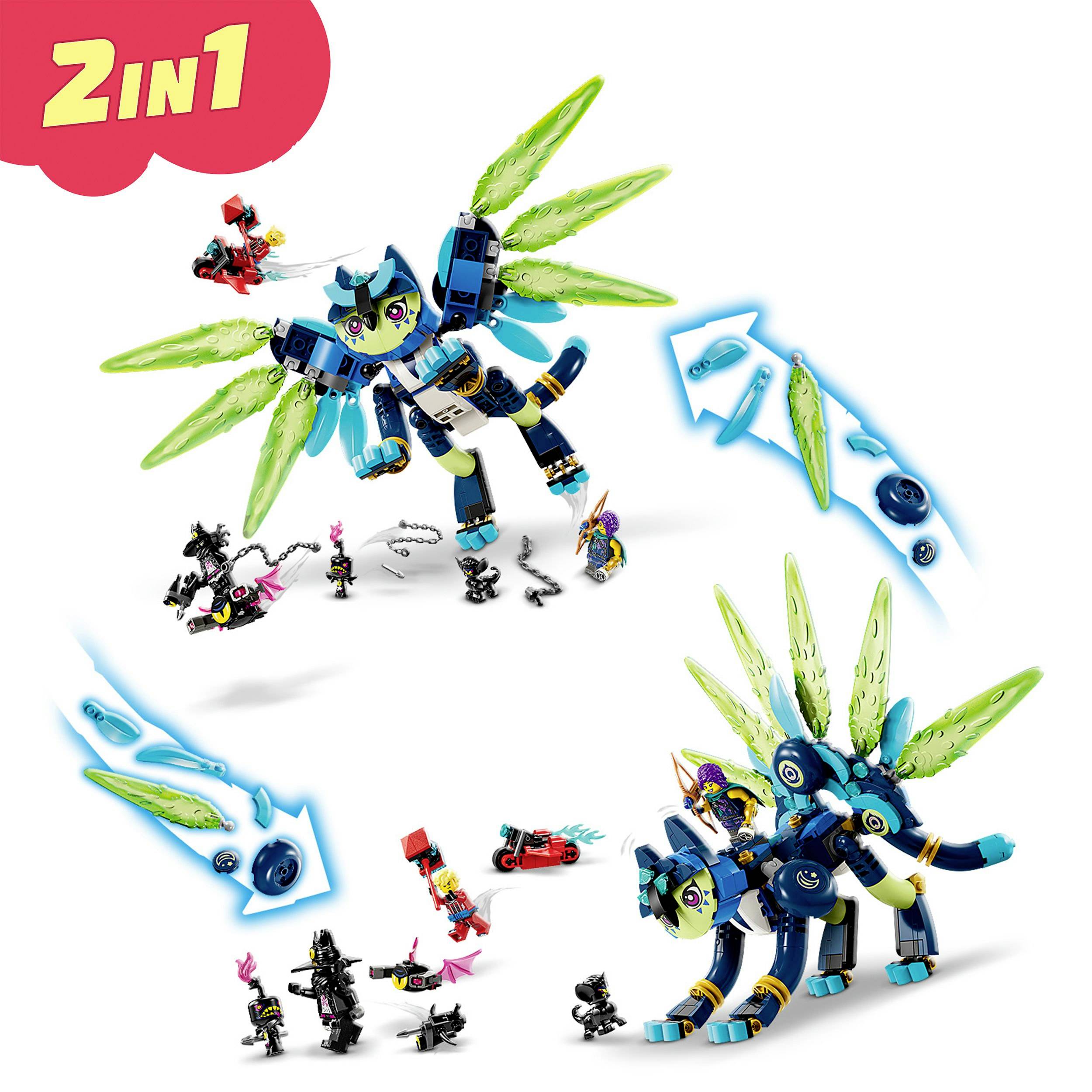 猫 71476 LEGO® DREAMZZZ Zoey i Zian, kocia sowa | Conrad Electronic