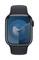Smartwatch z okrągłą tarczą wskazuje godzinę 10:10. Zegarek posiada ciemnoszary pasek i obudowę.