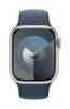 Apple Watch Series 9 GPS + Cellular 41 mm Obudowa aluminiowa Opaska sportowa Niebieski Storm S/M
