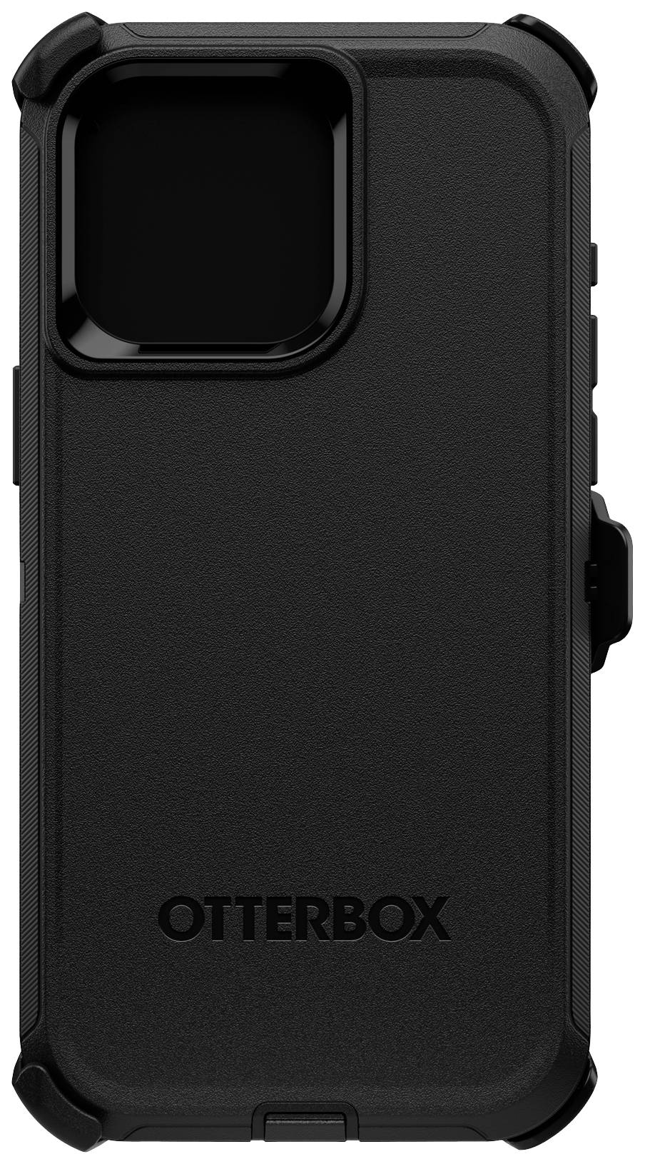 Czarna obudowa ochronna do smartfona, o wytrzymałej konstrukcji, oznaczona logo 'Otterbox'.
